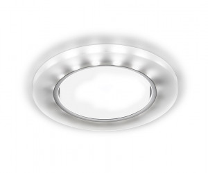 G214 CH/WH хром/матовый GX53+3W(LED WHITE)