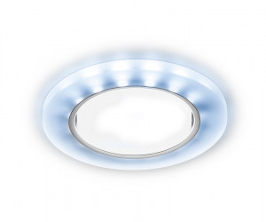 G214 CL/CH/CLD хром/прозрачный GX53+3W(LED COLD)