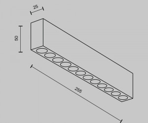 Потолочный светильник Technical C066CL-20W3-6K-W