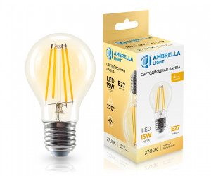 601513 Filament LED A60 15W E27 2700K 220-240V