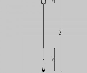 Трековый подвесной светильник Technical TR167-1-7W3K-M-BS