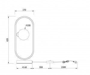 Настольный светильник Freya FR5233TL-01BS