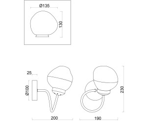 Настенный светильник (бра) Freya FR8017WL-01MG