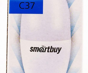 Светодиодная (LED) Свеча на ветру матовая Лампа Smartbuy-C37-12W/6000/E27 (SBL-C37Can-12-60K-E27)