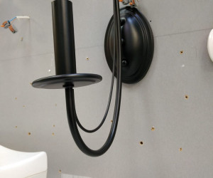 Настенный светильник PL9552-1W BK 000067338