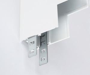 GL3377 WH белый коннектор угловой внутренний для накладного шинопровода 85*85*H26.9