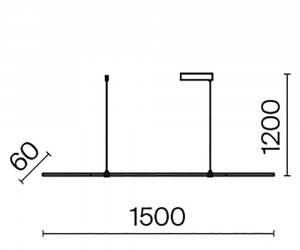 Подвесной светильник Maytoni MOD005PL-L48BK