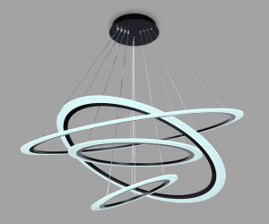 FA4365/4 BK черный 235W 3000K/4200K/6400K D1000*870 (ПДУ РАДИО 2.4G)