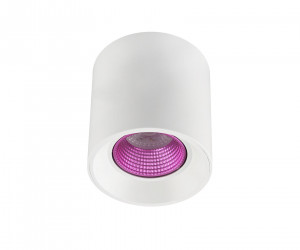 DK3090-WH+PI Светильник накладной IP 20, 10 Вт, GU5.3, LED, белый/розовый, пластик