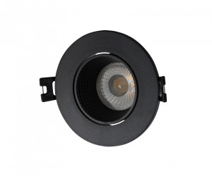 DK3061-BK Встраиваемый светильник, IP 20, 10 Вт, GU5.3, LED, черный/черный, пластик