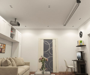 DK3072-WH+BK Встраиваемый светильник, IP 20, 10 Вт, GU5.3, LED, белый/черный, пластик