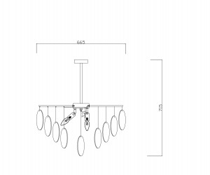 Люстра Freya FR5104PL-06BS2
