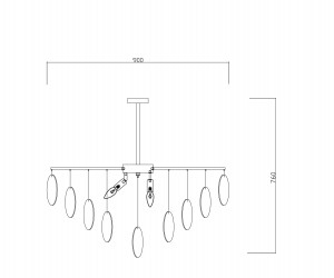 Люстра Freya FR5104PL-08BS2