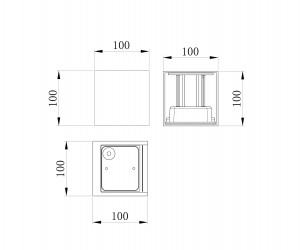 Архитектурная подсветка Outdoor O572WL-L20B3K