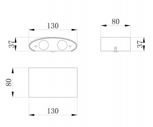Архитектурная подсветка Outdoor O417WL-L4W3K