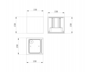 Архитектурная подсветка Outdoor O572WL-L20GR3K