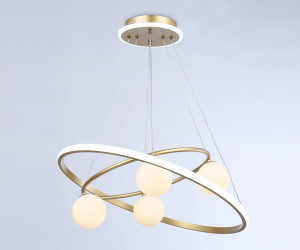 FL66324/1+4 GD золото 69W 3000K-6400K+G9/4 D600/400*1200 (ПДУ ИК)