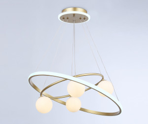 FL66324/1+4 GD золото 69W 3000K-6400K+G9/4 D600/400*1200 (ПДУ ИК)