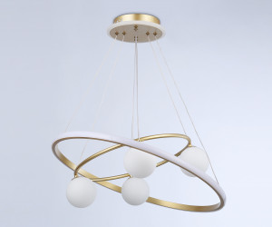 FL66324/1+4 GD золото 69W 3000K-6400K+G9/4 D600/400*1200 (ПДУ ИК)