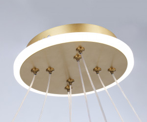 FL66324/1+4 GD золото 69W 3000K-6400K+G9/4 D600/400*1200 (ПДУ ИК)