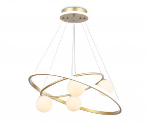 FL66324/1+4 GD золото 69W 3000K-6400K+G9/4 D600/400*1200 (ПДУ ИК)