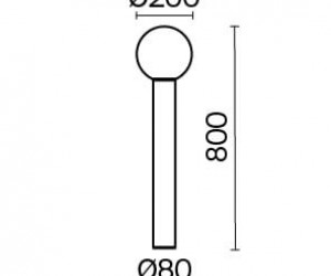 Ландшафтный светильник Outdoor O598FL-01B