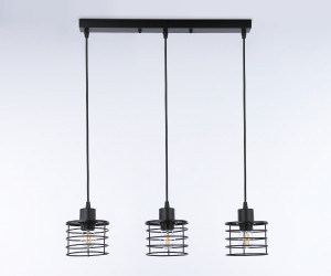 TR8075/3 BK черный E27*3 max 40W 582*120*1040