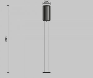 Ландшафтный светильник Outdoor O502FL-01B1