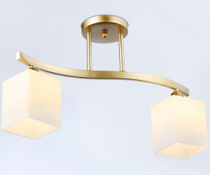 TR303119/2 CGD/FR золото/белый матовый E27/2 max 40W 500*120*300