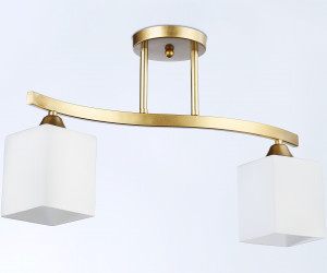 TR303119/2 CGD/FR золото/белый матовый E27/2 max 40W 500*120*300