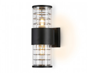 ST2525/2 BK/CL черный/прозрачный IP54 E27/2 max 11W 305*110*155