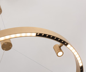 FL5846/1+3 GD золото 40W 3000K/4200K/6400K D600*1200 (без ПДУ)