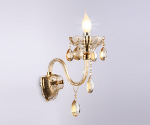 TR4912 GD/TI золото/янтарь E14 max 40W 294*160*246