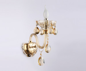 TR4912 GD/TI золото/янтарь E14 max 40W 294*160*246