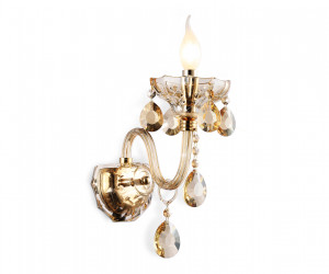 TR4912 GD/TI золото/янтарь E14 max 40W 294*160*246