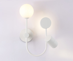 FL66388/3 WH белый 4W 4200K+G9+GU10 378*200*100