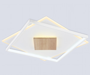 FL4790 WH/WD белый/дерево 77W 3000-6000K 515*515*50 (без ПДУ)