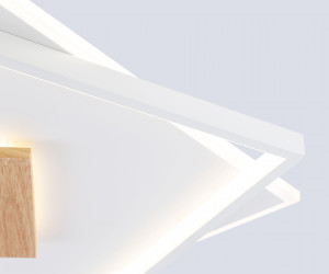 FL4790 WH/WD белый/дерево 77W 3000-6000K 515*515*50 (без ПДУ)