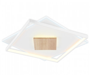 FL4790 WH/WD белый/дерево 77W 3000-6000K 515*515*50 (без ПДУ)