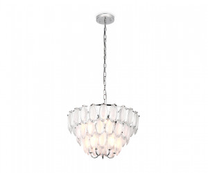 TR5177/10 CH/CL/FR хром/прозрачный/белый матовый E14/10 max 40W D600*1050