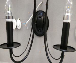 Настенный светильник PL9552-2W BK 000067339