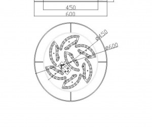 Потолочный светильник Freya FR6005CL-L48G