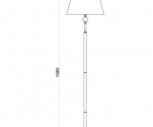Напольный светильник (торшер) Freya FR5190FL-01BS1