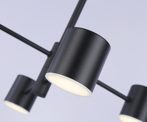 FL51707/4 BK черный 3000K/4200K/6400K 20W D500*780 (Без ПДУ)