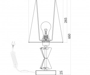 Настольный светильник Maytoni MOD078TL-01CH