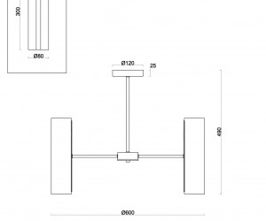 Потолочный светильник Freya FR5368CL-10BS