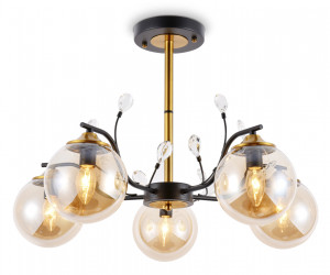 TR9072/5 BK/TI черный/янтарь E14 max 40W D620*420