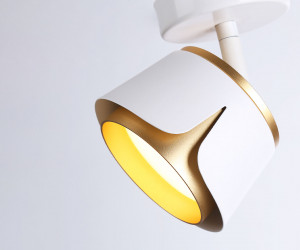 TN71224 WH/GD белый/золото GX53 D100*147