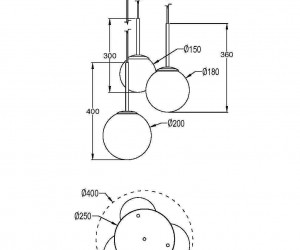 Подвесной светильник Maytoni MOD321PL-03W