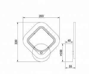 Настенный светильник (бра) Freya FR10020WL-L7W